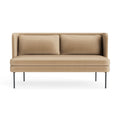 bloke 60" sofa by Blu Dot in camel velvet