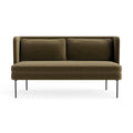 bloke 60" sofa by Blu Dot in moss velvet
