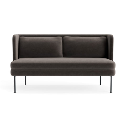 bloke 60" sofa by Blu Dot in storm velvet 