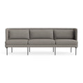 Bloke 95" Modern Sofa by Blu Dot in Sanford Black