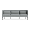 Bloke 95" Modern Sofa by Blu Dot in Kvadrat Guest Grey Blue