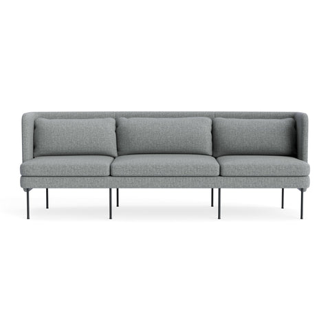 Bloke 95" Modern Sofa by Blu Dot in Kvadrat Guest Grey Blue