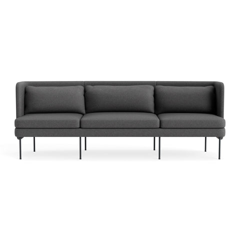 Bloke 95" Modern Sofa by Blu Dot in Gabro Grey