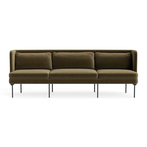 Bloke 95" Modern Sofa by Blu Dot in Moss Velvet