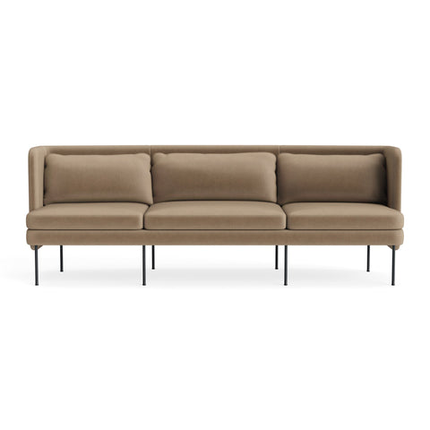 Bloke 95" Modern Sofa by Blu Dot in Otter Velvet