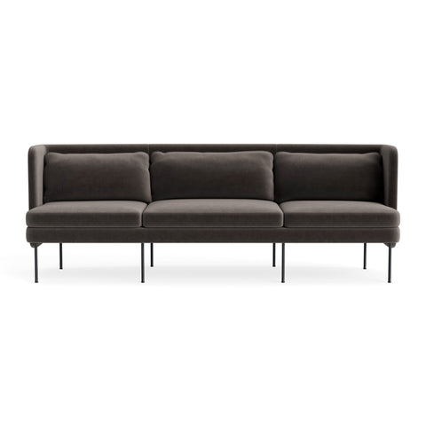 Bloke 95" Modern Sofa by Blu Dot in Storm Velvet