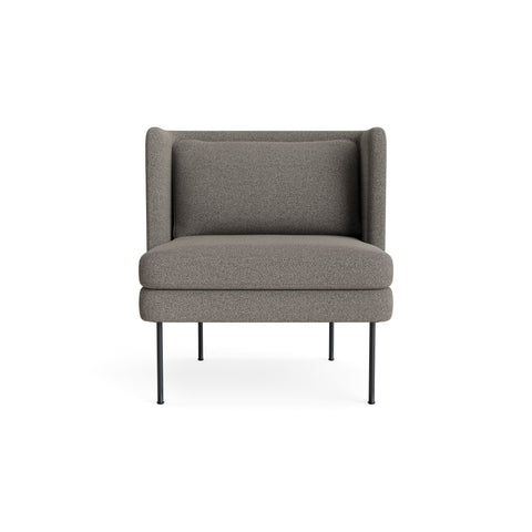 Bloke Lounge Chair by Blu Dot in Sanford Black, upholstery detail