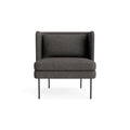 Bloke Lounge Chair by Blu Dot in Kelso Charcoal, upholstery detail