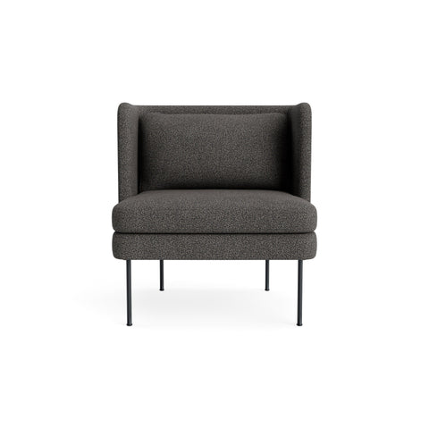 Bloke Lounge Chair by Blu Dot in Kelso Charcoal, upholstery detail