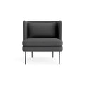 Bloke Lounge Chair by Blu Dot in Gabro Grey, upholstery detail