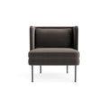 Bloke Lounge Chair by Blu Dot in Storm Velvet, upholstery detail