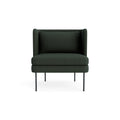 Bloke Lounge Chair by Blu Dot in Vos Evergreen, upholstery detail