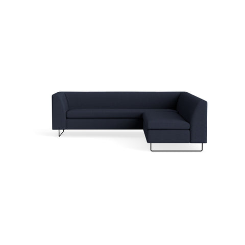 bonnie and clyde modern sectional sofa by Blu Dot in kvadrat autumn navy 