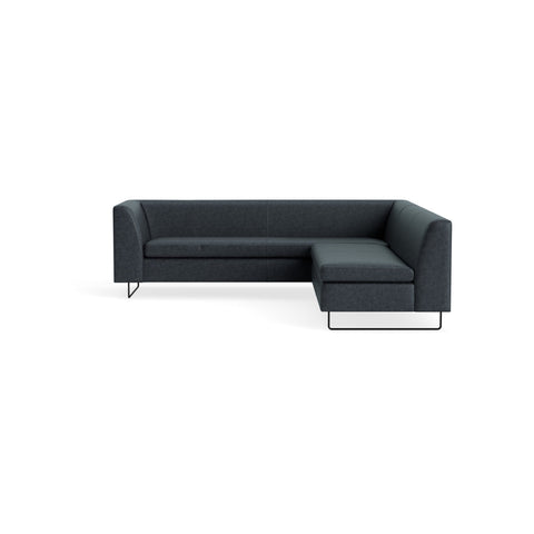 bonnie and clyde modern sectional sofa by Blu Dot in in leather