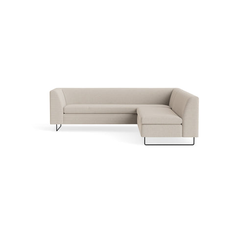 bonnie and clyde modern sectional sofa by Blu Dot in sylvan bone