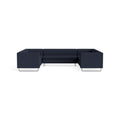 Bonnie and Clyde U-Shaped Sectional Sofa by Blu Dot in Kvadrat Autumn Navy, upholstery detail