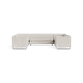 Bonnie and Clyde U-Shaped Sectional Sofa by Blu Dot in Slyvan Bone, upholstery detail