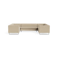 Bonnie and Clyde U-Shaped Sectional Sofa by Blu Dot in Kelso Camel, upholstery detail