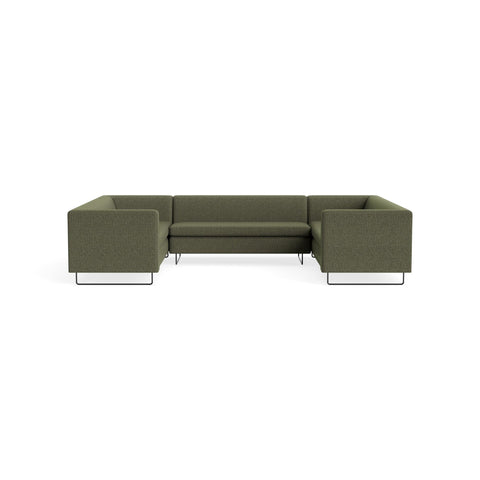 Bonnie and Clyde U-Shaped Sectional Sofa by Blu Dot in Kvadrat Guest Fatigue, upholstery detail