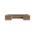 Bonnie and Clyde U-Shaped Sectional Sofa by Blu Dot in Otter Velvet, upholstery detail