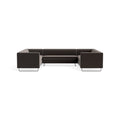 Bonnie and Clyde U-Shaped Sectional Sofa by Blu Dot in Storm Velvet, upholstery detail