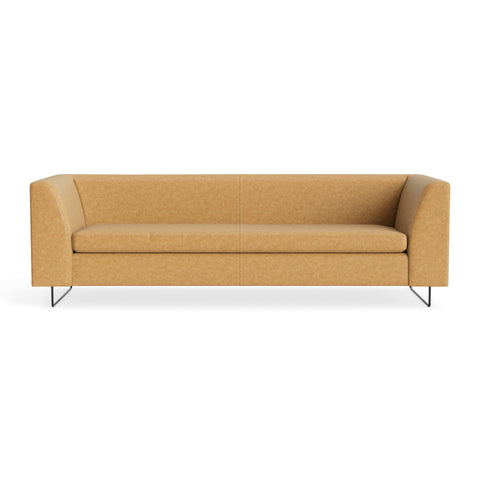 bonnie 96" sofa by Blu Dot in camel leather