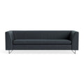 bonnie 96" sofa by Blu Dot in ink leather