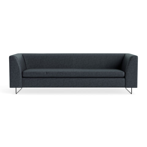 bonnie 96" sofa by Blu Dot in ink leather