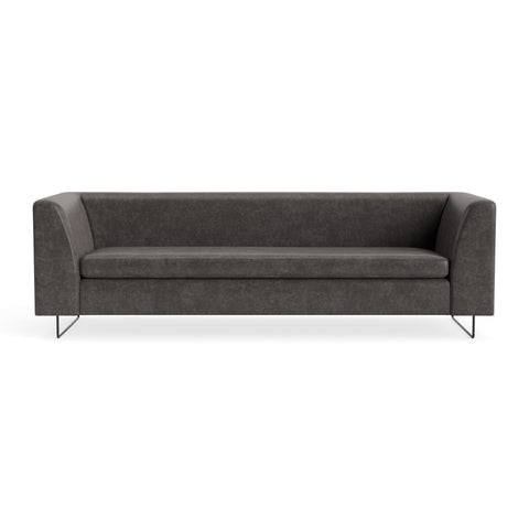 bonnie 96" sofa by Blu Dot in slate leather