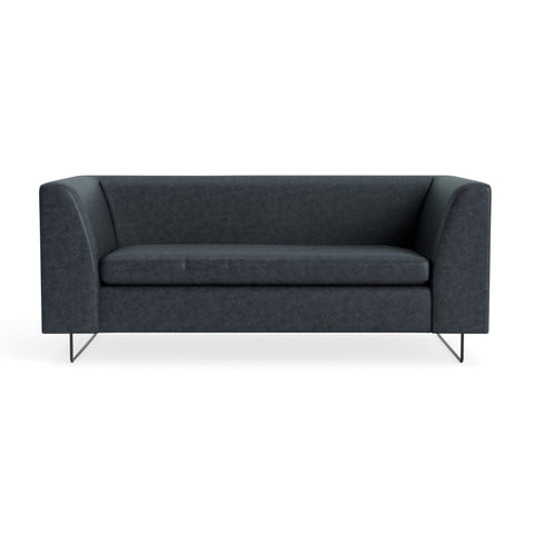72" Bonnie Sofa by Blu Dot in Ink Leather