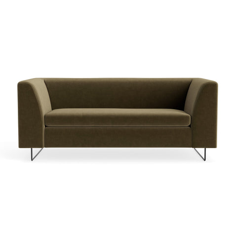 72" Bonnie Sofa by Blu Dot in Moss Velvet