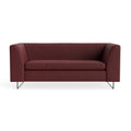 72" Bonnie Sofa by Blu Dot in Oxblood Leather