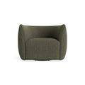 Council Swivel Lounge Chair by Blu Dot in Kvadrat Guest Fatigue, material detail