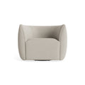 Council Swivel Lounge Chair by Blu Dot in Kelso Sand, material detail