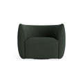 Council Swivel Lounge Chair by Blu Dot in Vos Evergreen, material detail