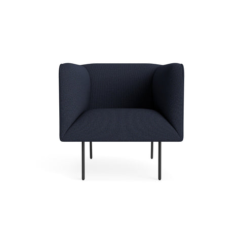 Dandy Lounge Chair by Blu Dot in Kvadrat Autumn Navy, upholstery detail