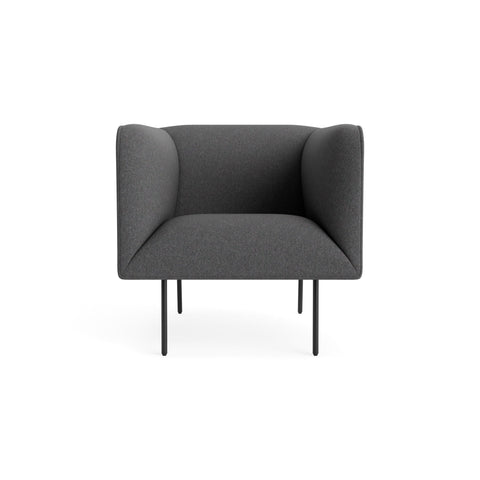 Dandy Lounge Chair by Blu Dot in Gabro Grey, upholstery detail