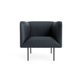 Dandy Lounge Chair by Blu Dot in Ink Leather, upholstery detail