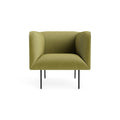 Dandy Lounge Chair by Blu Dot in Loden Green and Velvet, upholstery detail