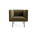 Dandy Lounge Chair by Blu Dot in Moss Velvet, upholstery detail