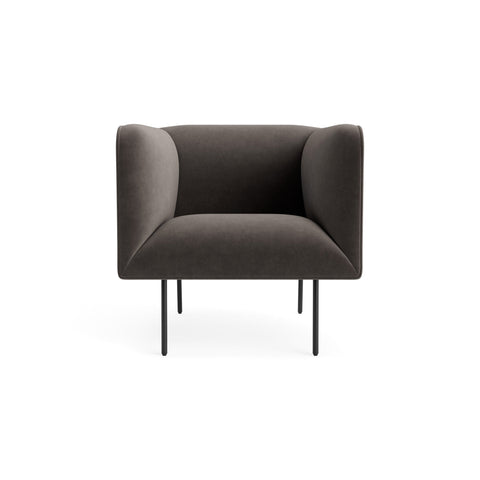 Dandy Lounge Chair by Blu Dot in Storm Velvet, upholstery detail