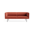 Dandy 86" Sofa by Blu Dot in Tomato Velvet, upholstery detail