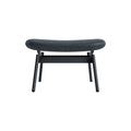 Field Ottoman by Blu Dot in Ink Leather, upholstery detail