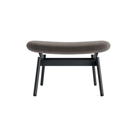 Field Ottoman by Blu Dot in Storm Velvet, upholstery detail