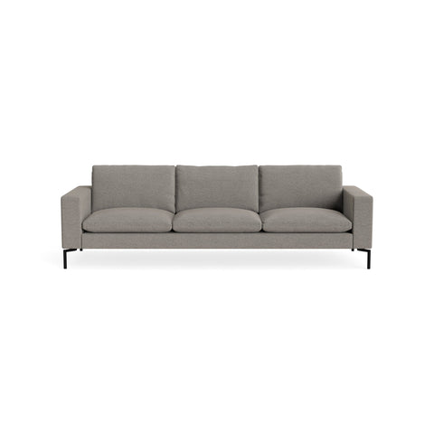 New Standard 104" Sofa by Blu Dot in Sanford Black with Black legs, upholstery detail