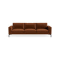 New Standard 104" Sofa by Blu Dot in Copper Velvet with Black legs, upholstery detail