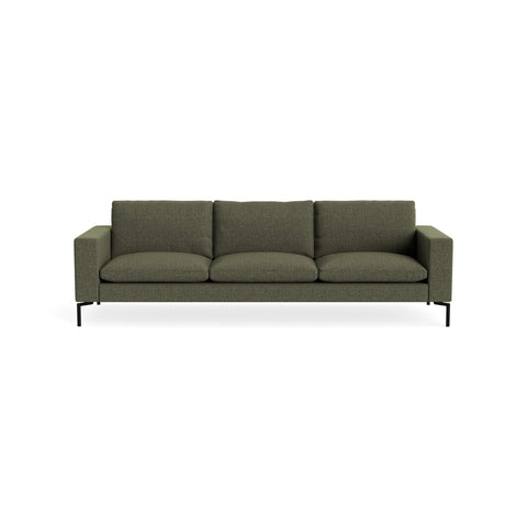 New Standard 104" Sofa by Blu Dot in Kvadrat Guest Fatigue with Black legs, upholstery detail