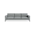 New Standard 104" Sofa by Blu Dot in Kvadrat Guest Grey Blue with Black legs, upholstery detail