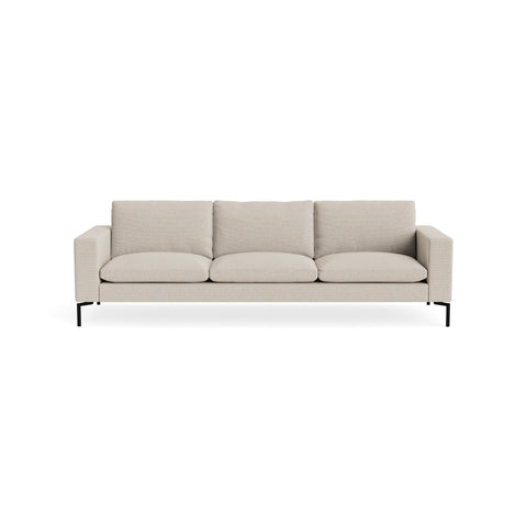 New Standard 104" Sofa by Blu Dot in Sanford Linen with Black legs, upholstery detail