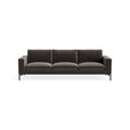New Standard 104" Sofa by Blu Dot in Storm Velvet with Black legs, upholstery detail